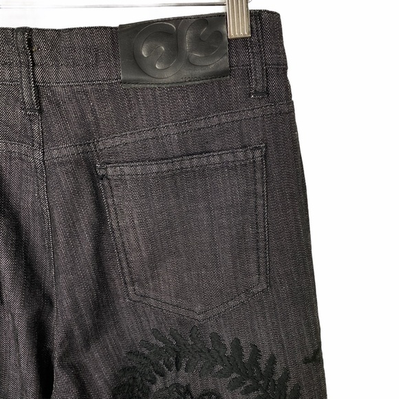 Escada Sport Kate Embroidered High Waisted Jean 8 - Picture 6 of 13